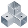 YIDU69Q 8 Pcs 1" Square Tubing Connector, 3 Way Square