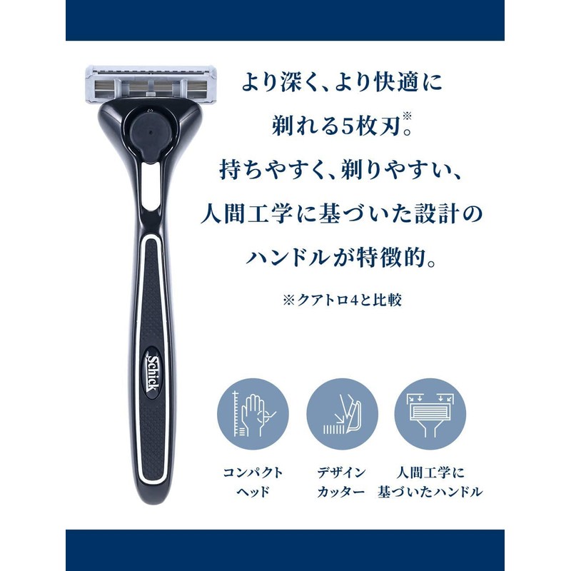Schick Schick Quattro 5 Titanium Combo Pack (Holder with Blade