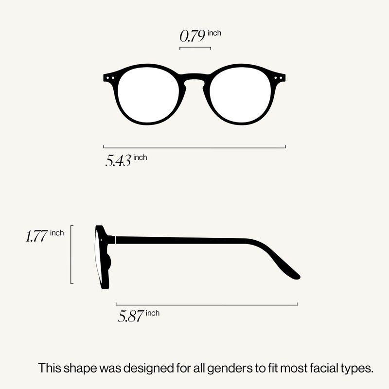 IZIPIZI Sunglasses Fashion Glasses (BLACK)