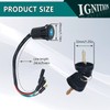 SYudwen Ignition Switch with Key, Compatible with Honda TRX300 Fourtrax