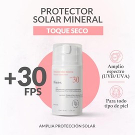 Protector Solar Mineral Facial | Toque Seco, Efecto Mate, No Deja Residuos | Con Aloe Vera, Té Verde, Manzanilla y Regaliz | Acción Antimanchas en la 