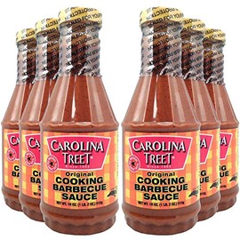 Carolina Treet Cooking Barbecue Sauce, Original Flavor, 18 Ounce - 6 Pack