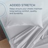 TEMPUR Classic Cotton Sheet Set Cool Gray - Split Cal