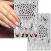 4 Sheets Valentine’s Day Nail Stickers for Nail Art Pink