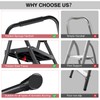 TOOLF 3 Step Ladder, Folding Step Stool with Anti-Slip Wide