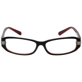 Calabria 847 Dazzles Reading Glasses w/Hard Case (Red, 4 x)