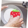 Healeved 4pcs Fruit Style Heavy Duty Scrub Sponge Dish Cleaning