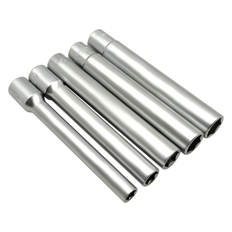 ZKTOOL 5PCS 3/8" Deep Drive Socket Set, Hexagon Socket, 8MM