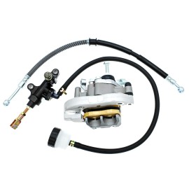 ALTAYE Rear Brake Caliper Master Cylinder & Hose Assy for Yamaha YFZ450R 2009-2023