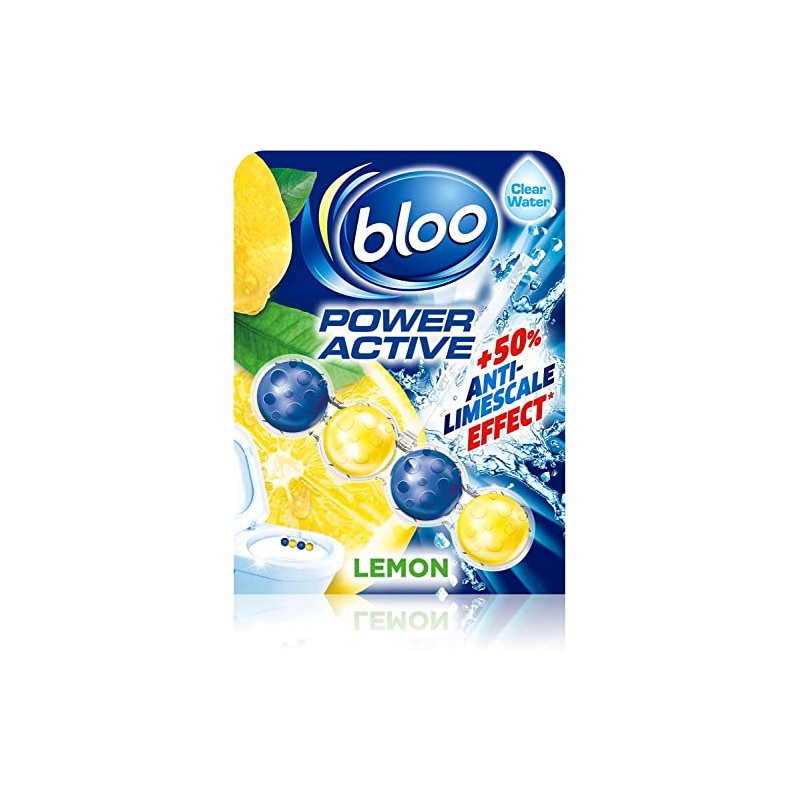 Bloo Power Active Lemon Clear Water 50g x 6