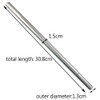 rideontogo 3PCS Golf Shaft Extensions - Durable Stainless Steel Golf