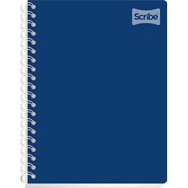 Scribe, POLYCOVER, Cuaderno Profesional con Espiral Doble de Pasta Semi Rígida, Raya de 200 Hojas (Diseño de Portada Aleatoria)                       