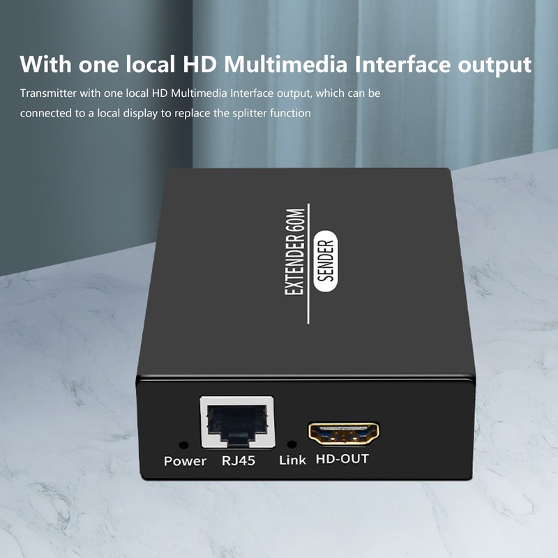 HD Multimedia Interface KVM Extender 197ft 1920x1080P 60Hz Remote Operation