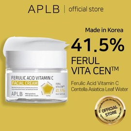 APLB Crema facial con vitamina C de ácido ferúlico | FERUL VITA CEN™ 41.5% 1.86 FL.OZ/Cuidado de la piel coreano, antioxidante, cuidado de arrugas, ma