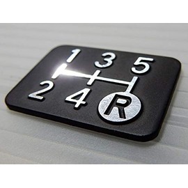 Tuningfan SPP-K501 Diamond Cut Shift Pattern Plate for 5 MT Cars