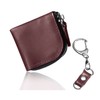 Le sourire Men's Coin Purse, Palm Size, Genuine Leather, Compact,