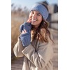 HEAT HOLDERS - Womens Thermal Converter Fingerless Cable Knit 2.3