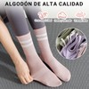 VIDA4U 8 pares Calcetas Pilates para Mujer, Calcetines Yoga para