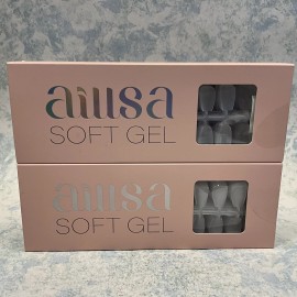 AILLSA Short Coffin Soft Gel Nail Tips 450 PCS /15 Sizes ( Lot of 2 ) New
