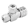 Aquarium CO2 Check Valve, Aquarium System CO2 Regulator Stainless Steel