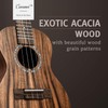 Caramel Concert Ukulele, CC207-23 inch KOA Acacia Wood Ukelele for