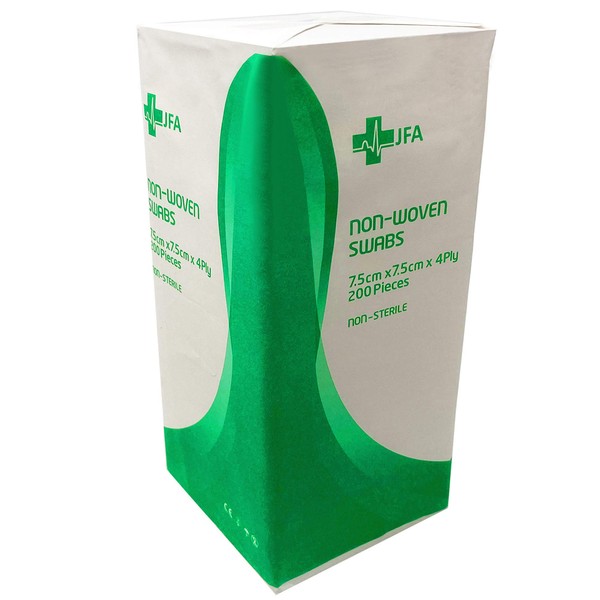 JFA Medical Gauze Swabs 7.5 x 7.5 cm (Pack of