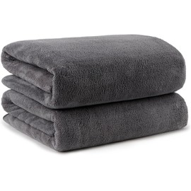 Orighty - Toallas de baño de tacto suave, paquete de 2 (27 x 54 pulgadas)