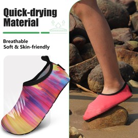 Saguaro Unisex Swimming Shoes, Water Sports Shoes, Quick-Drying, Non-Slip, Lightweight Sizes: EUR 36 - 47 (UK 3 - 12). - Multicolour - 36/37 EU