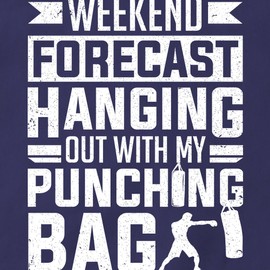 CafePress Boxer Hanging Out with My Punching Bag Boxin Kitchen Apron with Pockets, Grilling Apron, Baking Apron