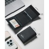 VULKIT Men's Small RFID Protection EC Card Wallet Trifold Cards