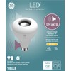 GE Lighting LED+ Speaker Indoor Floodlight Bulb, Soft White, Bluetooth