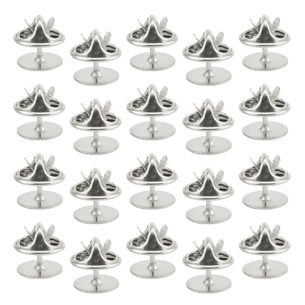 XINGYHENG 100PCS 11mm Butterfly Pin Backs with 100PCS 10mm Tie