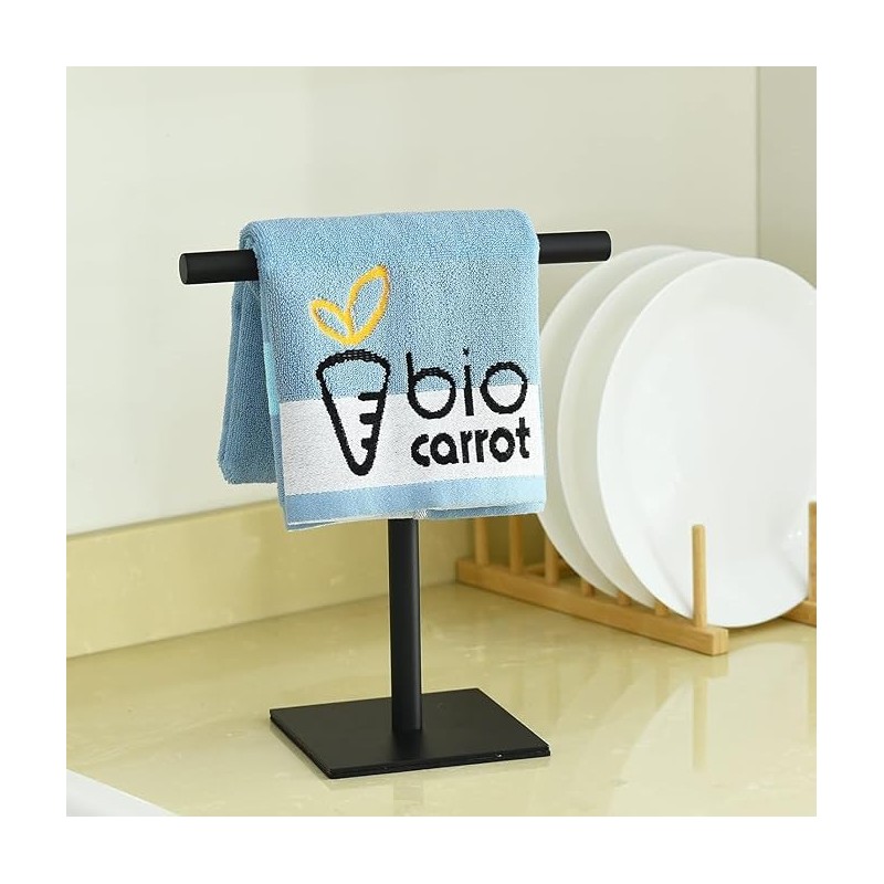 T Shape Countertop Towel Rack Modern Display Rack Towel Rack