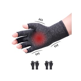 Donfri Finger Support, Finger Support, Five Finger Palm Support, Thin Gloves, Fingerless Gloves, Gaming Gloves