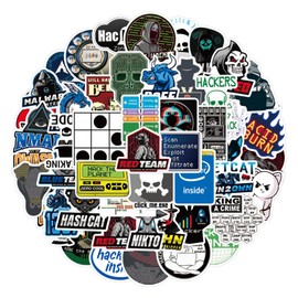 50PCS Hacker Computer Stickers, Cool Programming Stickers Pack for Developers, Coders, Programmers, Cybersecurity Stickers for Laptop Water Bottle Computer Skateboard Luggage