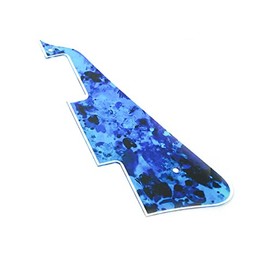 SCORELAY PICKS SC-GPL044 Blue Painty Print Pickguard for Les Paul