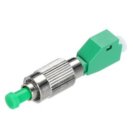 sourcing map Fiber Optical Adapter FC/APC Male-LC/APC Female, Single Mode Simplex Adapter, FC/APC-LC/APC, for Network Internet Connector, 1pcs