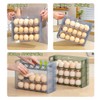 Longhuo 60 Grid Container, 2 Pack Egg Holder for Fridge,