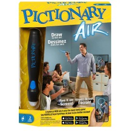 GAME New Pictionary Air Family Drawing Game with Light Pen and Clue Cards Game Night