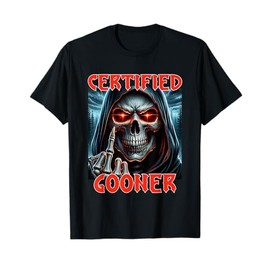 Certified Gooner I Paused My Gooning Sesh To Be Here Cringe T-Shirt