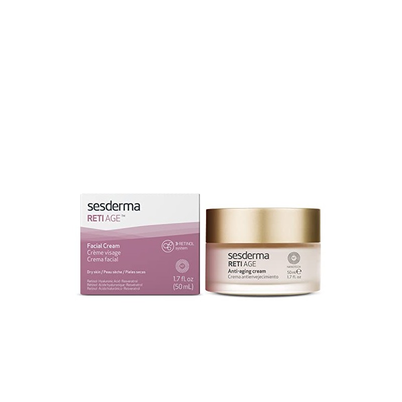 Sesderma Reti-Age Facial Cream Moisturizer, 1.7 Fl Oz