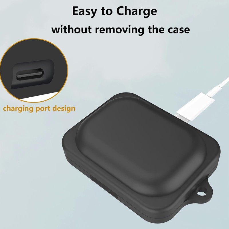 Case Cover Compatible with Nothing Ear (a) Earbuds, Soft Silicone