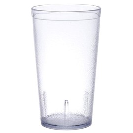 G.E.T. Enterprises Clear 16 oz. Tumbler, Break Resistant Dishwasher Safe San Textured Tumblers Collection 6616-1-CL-EC (Pack of 4)