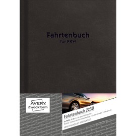 Avery Zweckform 223D Logbook. Car DIN A5
