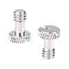 CAMVATE 1/4"-20 Slotted Screw for Quick Release Plate (2 Piece)