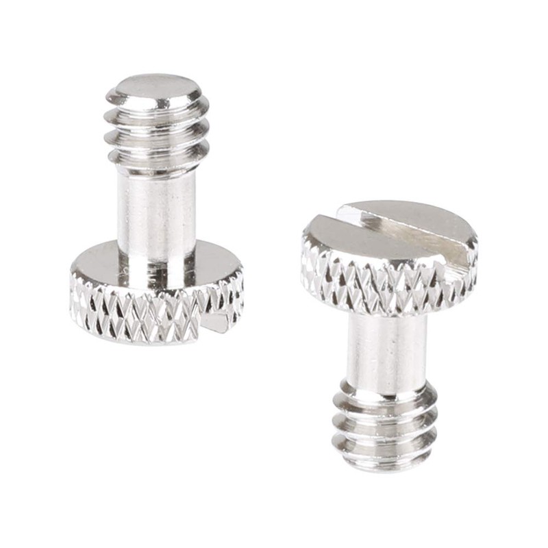 CAMVATE 1/4"-20 Slotted Screw for Quick Release Plate (2 Piece)
