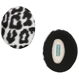 Earbags Leather Ear Muffs, Ear Flaps, Ear Warmers, black, m