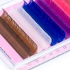 NAGARAKU Colourful Eyelash Extensions, 8 Mixed Rainbow Colours, Classic Individual