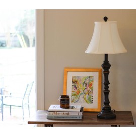 Slant Modified Fancy Octagon Softback Lampshade with Washer Fitter, White Evening Chic