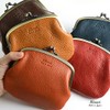 Rinori Women’s Coin Purse, Leather, Metal Clasp Opening, Excellent Storage
